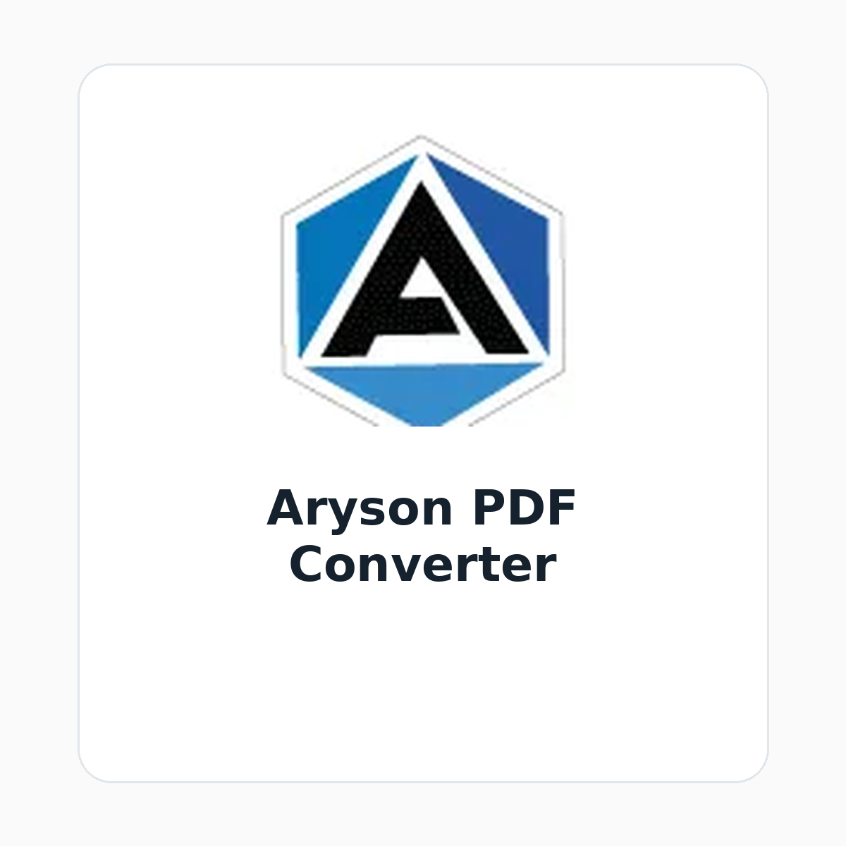 Aryson PDF Converter
