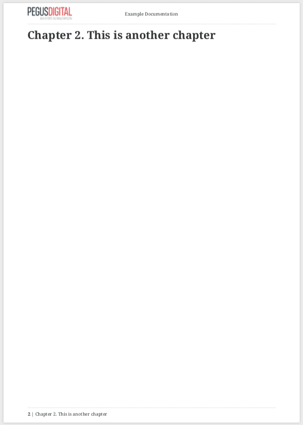 Книжная страница Asciidoctor PDF с колонтитулом