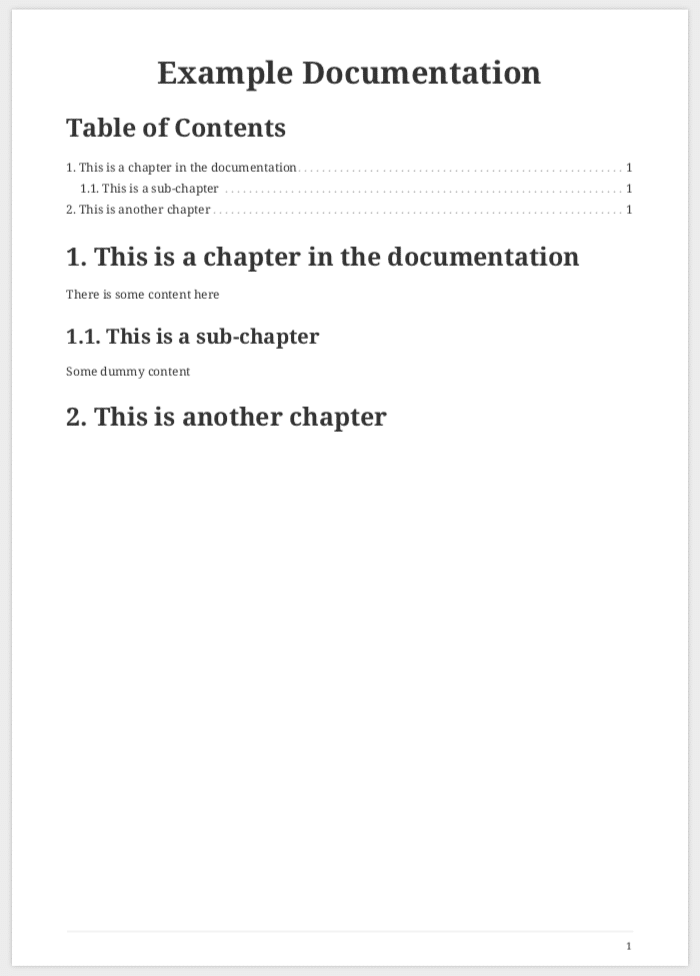 Документ Asciidoctor PDF с темой по умолчанию