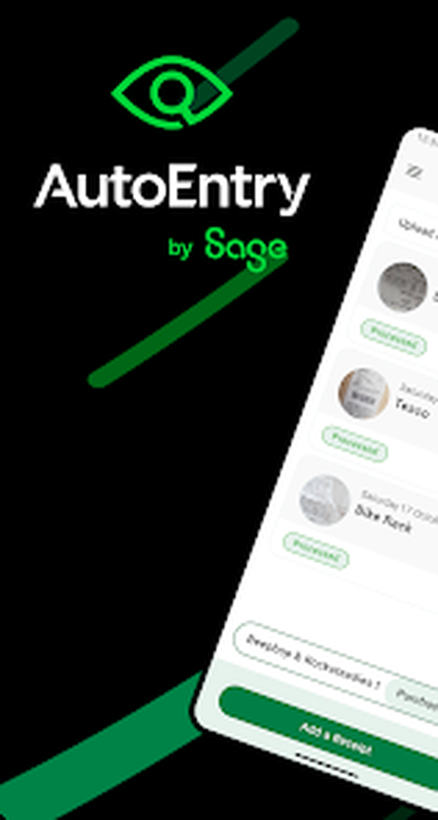 Экран расходов и отчётов в приложении AutoEntry