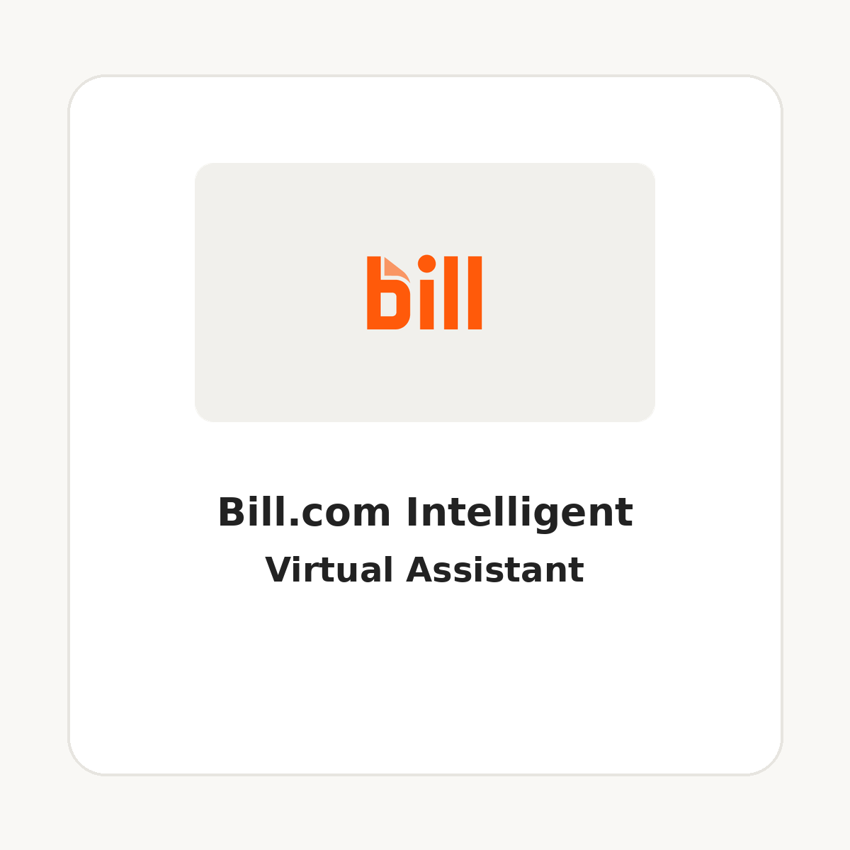 Bill.com Intelligent Virtual Assistant