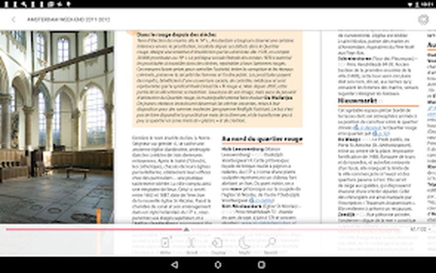 Чтение многостраничного PDF в Bookari на планшете