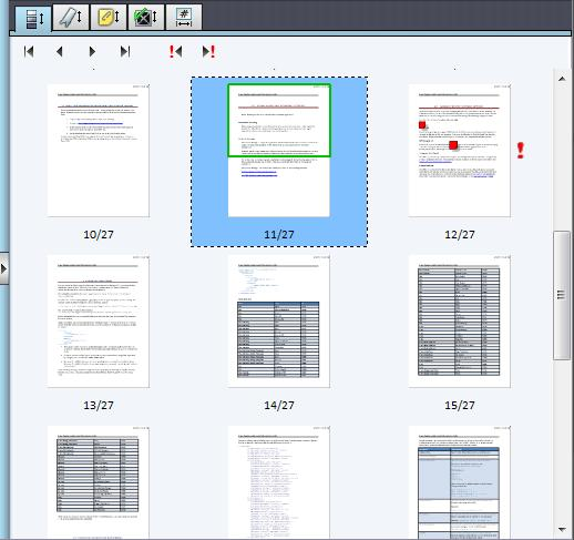 Панель миниатюр страниц Brava Desktop