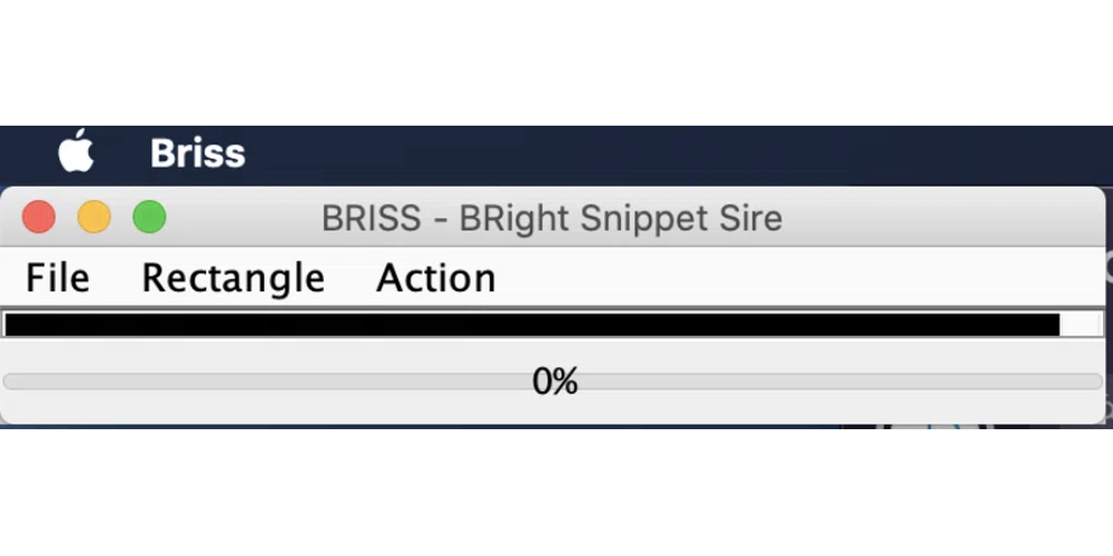 Окно прогресса загрузки PDF в Briss