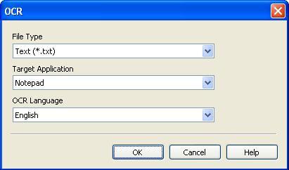 Скриншот Brother ControlCenter: Настройки OCR