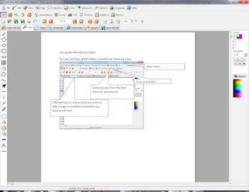 CAD-KAS PDF Editor: окно редактирования