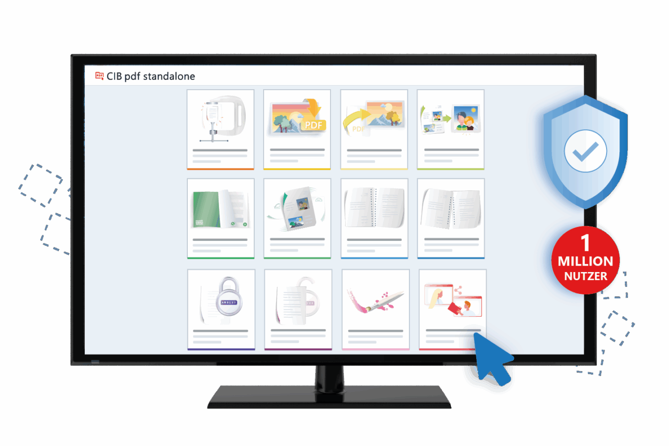 CIB pdf standalone: иллюстрация раздела Безопасная обработка конфиденциальных документов