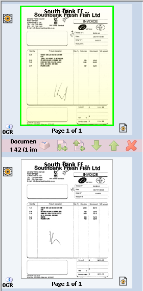 Панель Documents View с миниатюрами документов