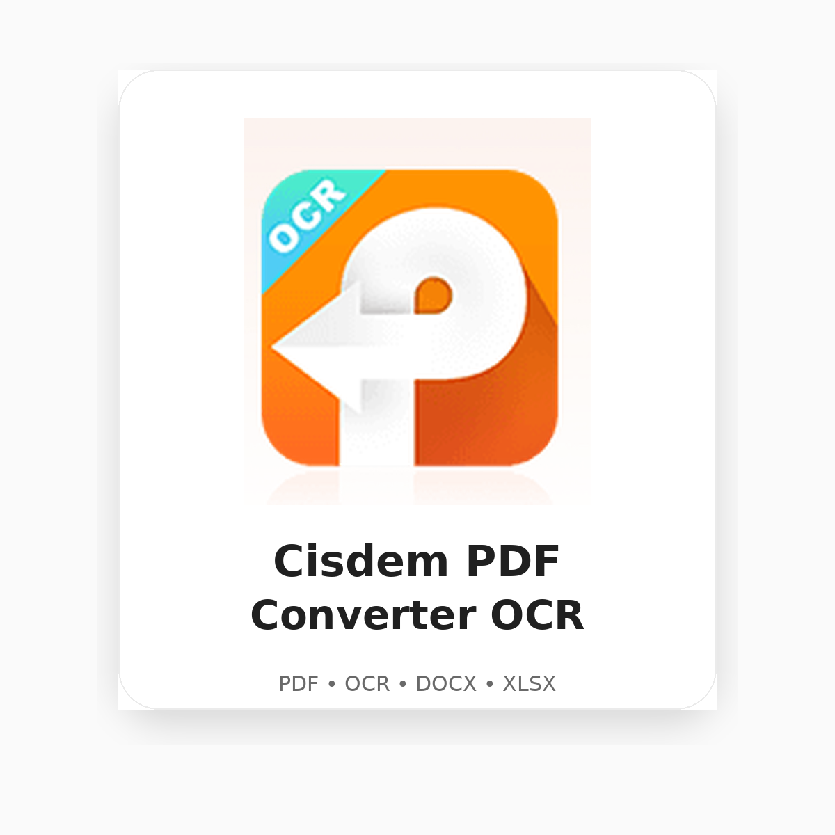 Cisdem PDF Converter OCR