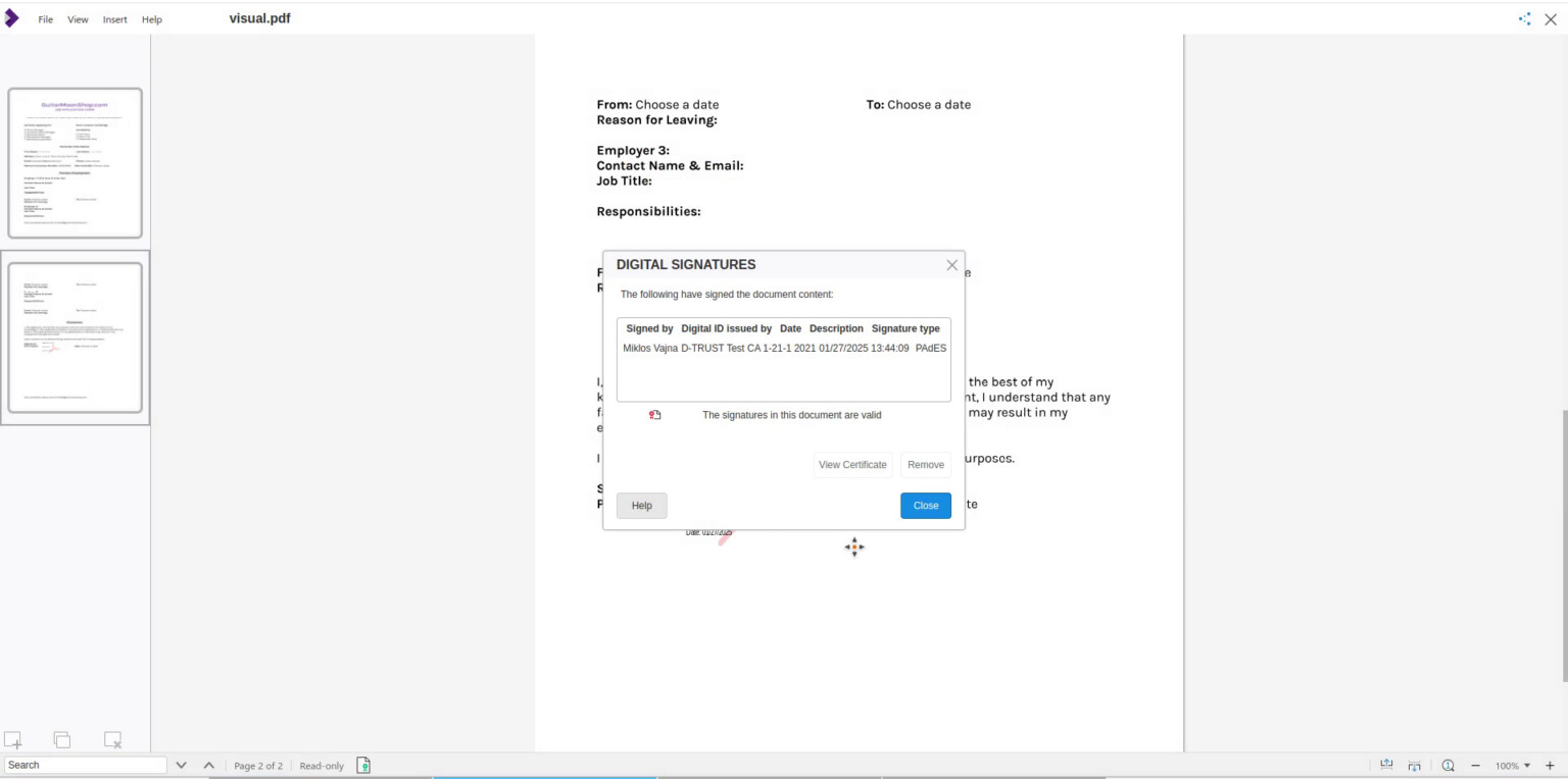Проверка цифровых подписей в PDF