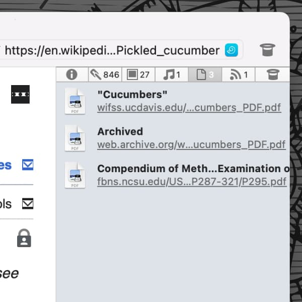 Инспектор Linked Documents со связанными PDF
