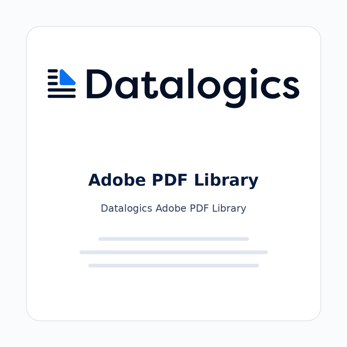 Datalogics Adobe PDF Library