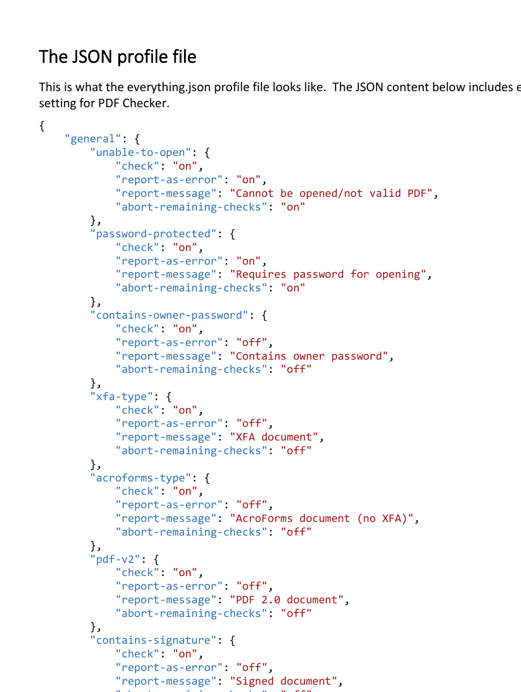Фрагмент полного профиля everything.json с общими проверками