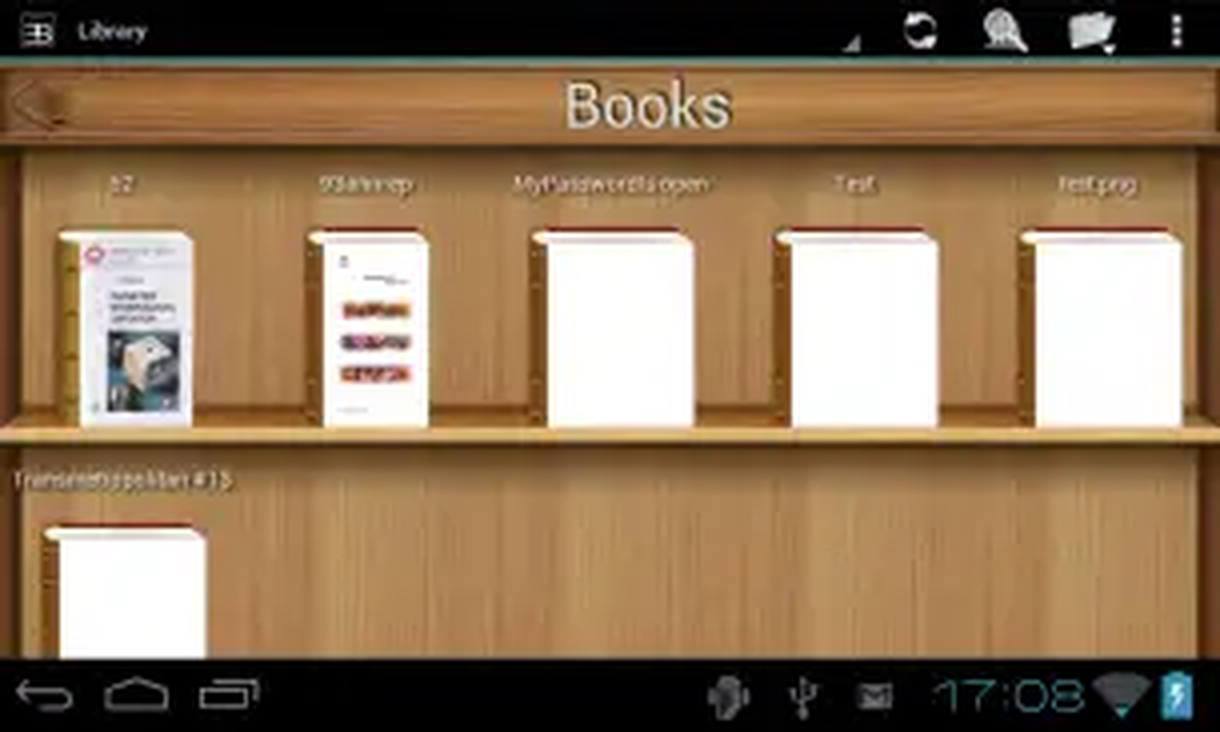 Сортировка, фильтры и полки в EBookDroid