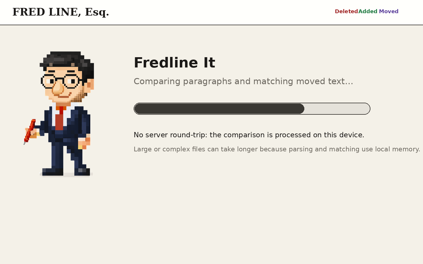 Процесс сопоставления документов в Fredline