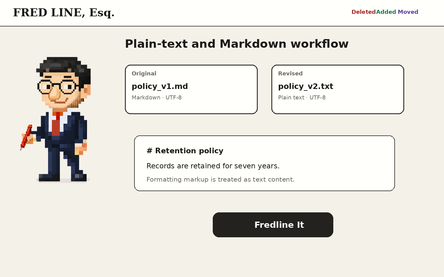 Сравнение Markdown и TXT в Fredline