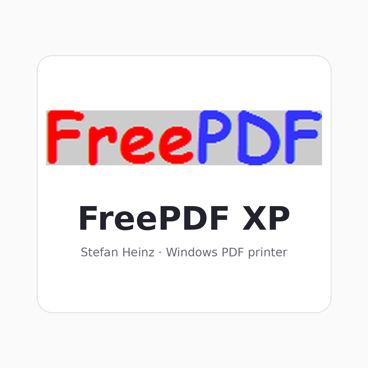 FreePDF XP