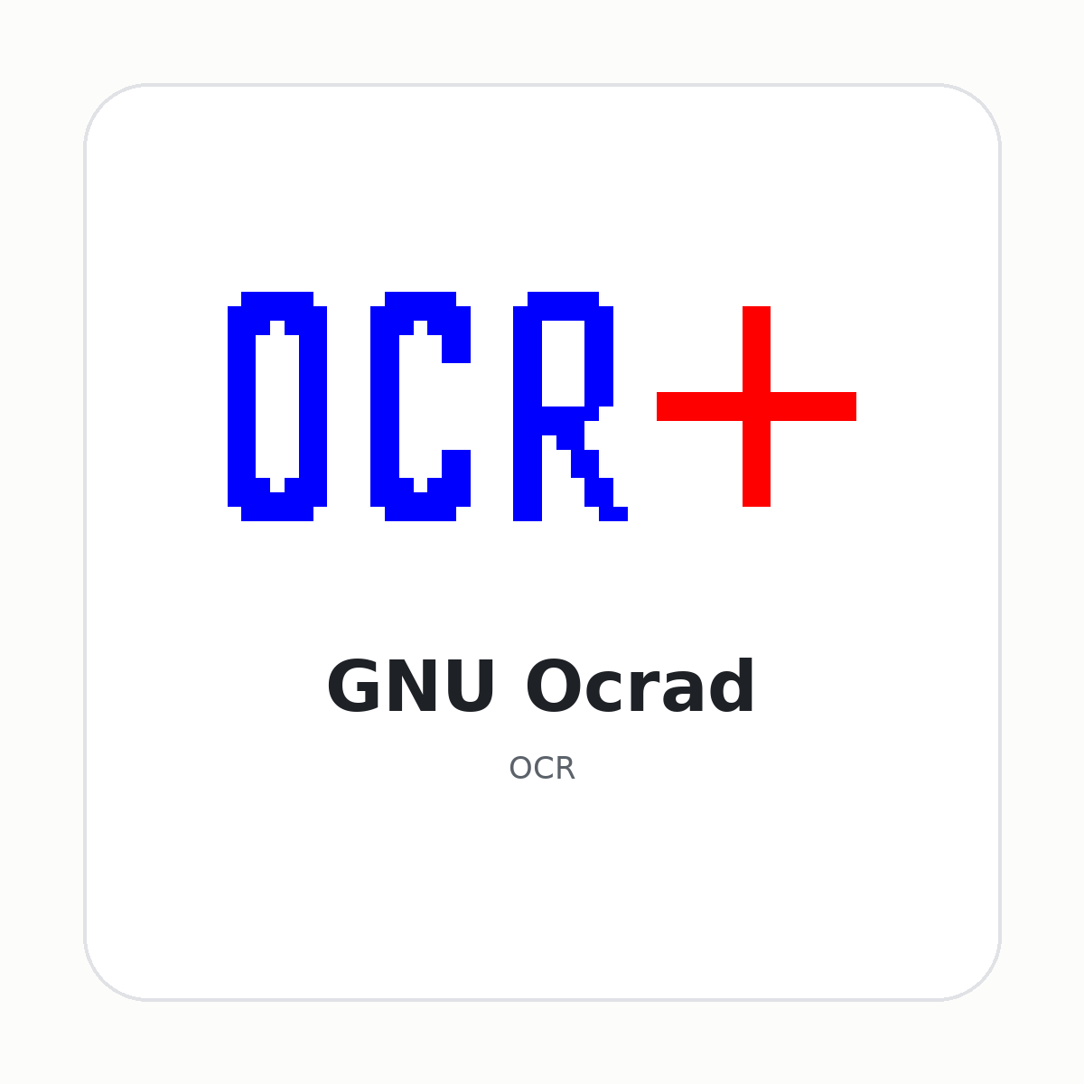 GNU Ocrad