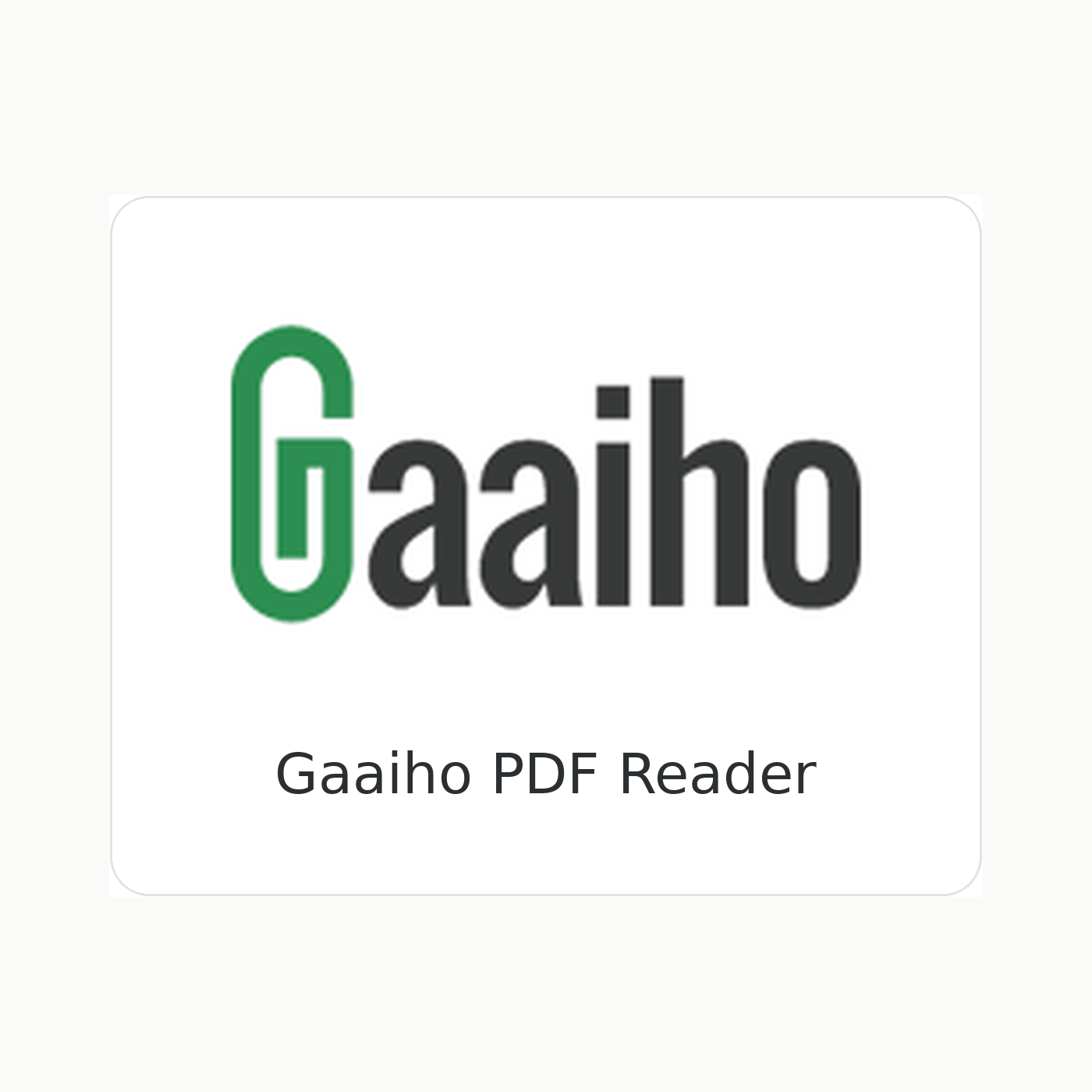 Gaaiho PDF Reader