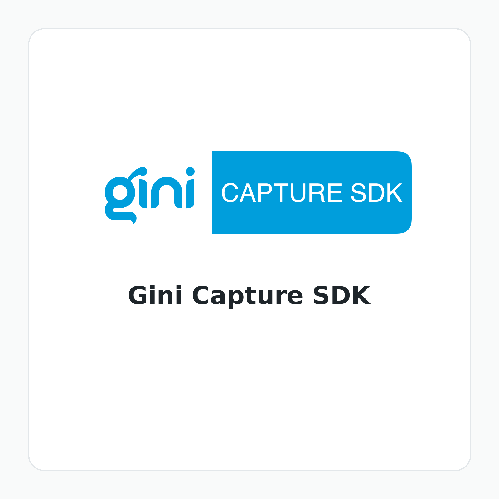 Gini Capture SDK