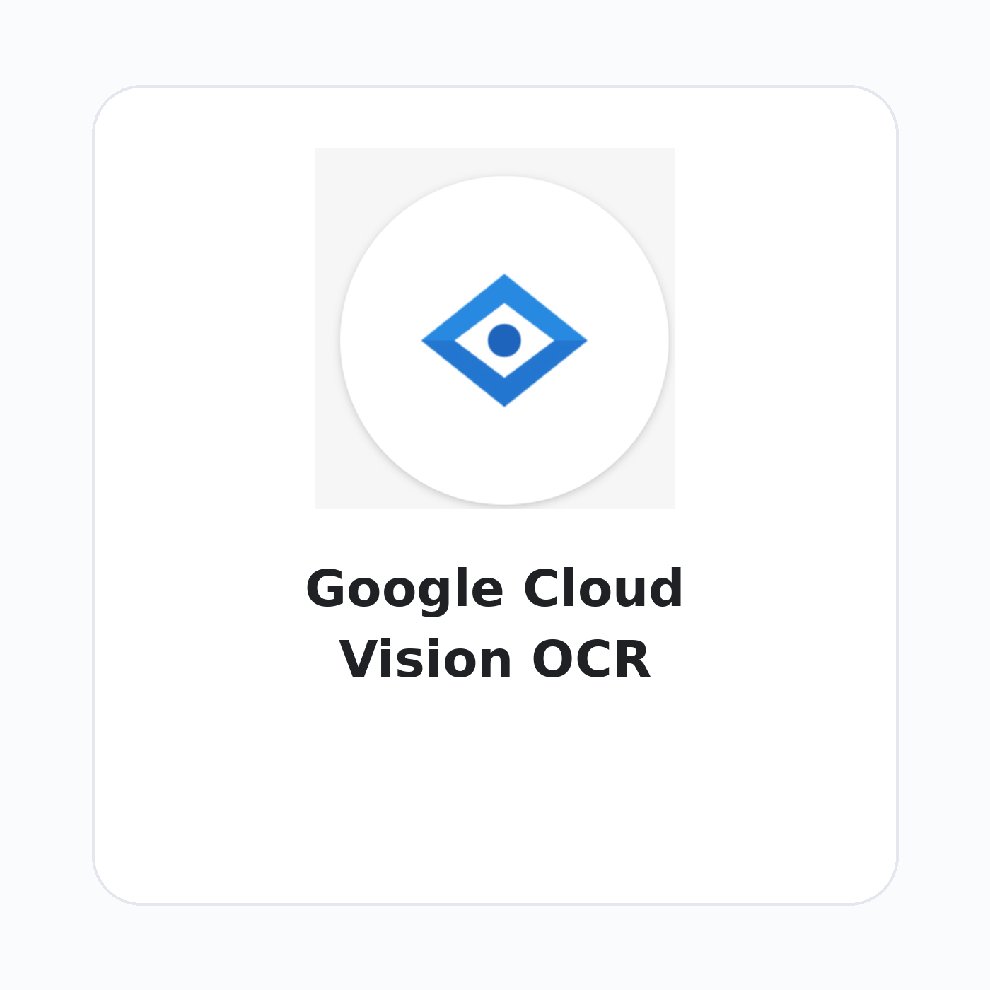 Google Cloud Vision OCR