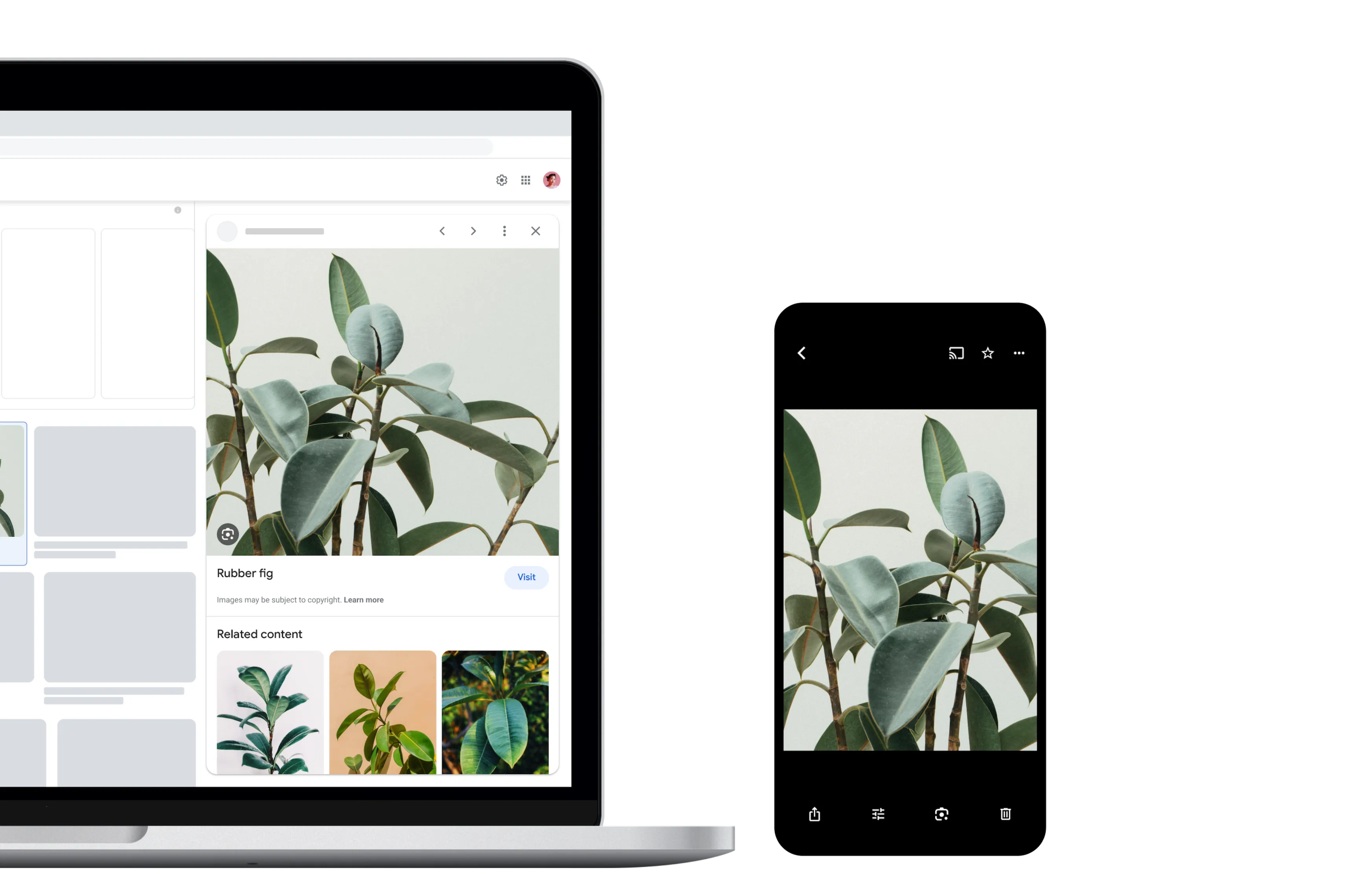 Интерфейс Google Lens: 10 devices lens