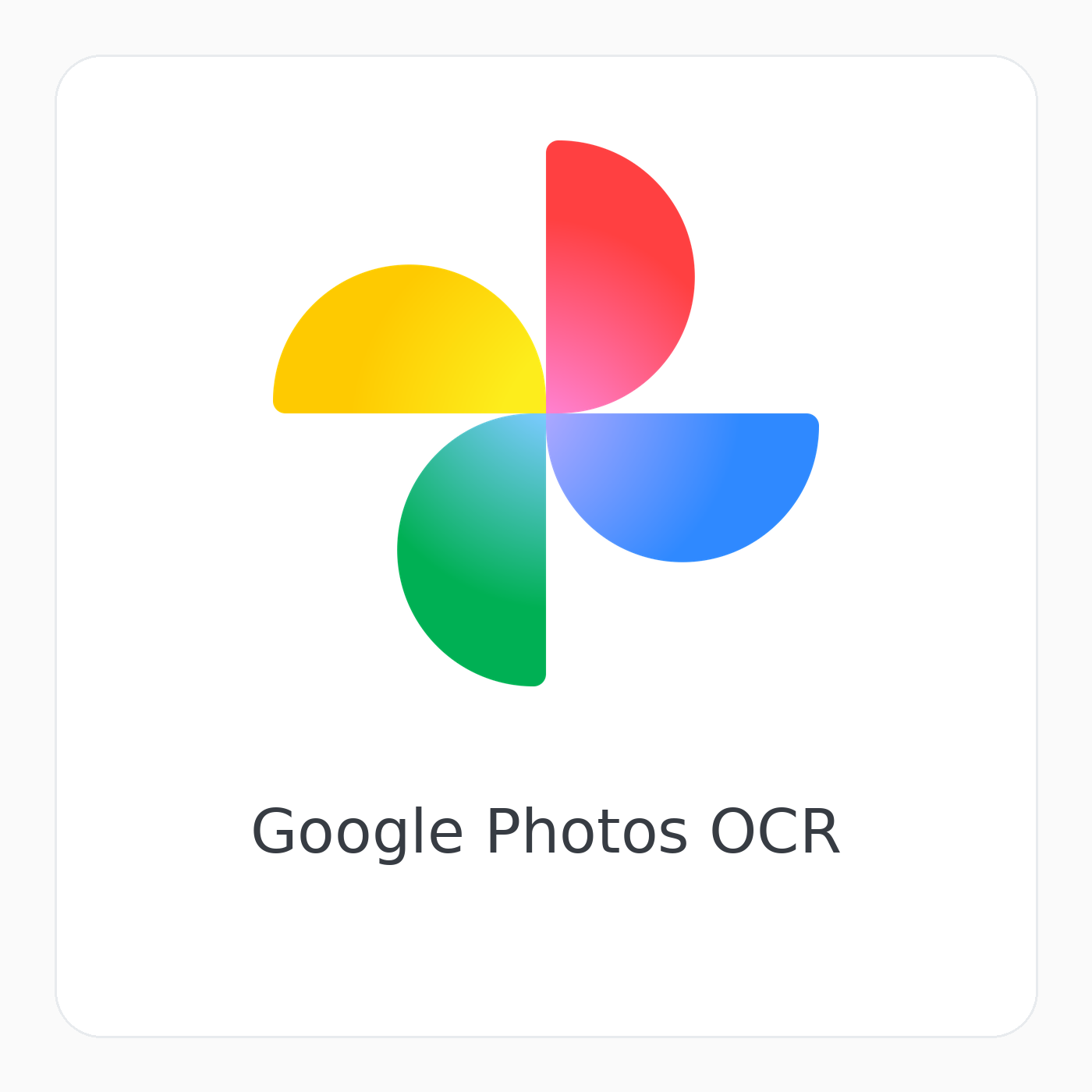 Google Photos OCR