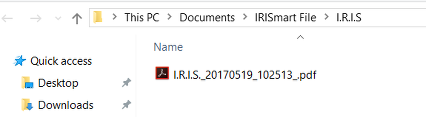 Папка с готовым PDF после обработки