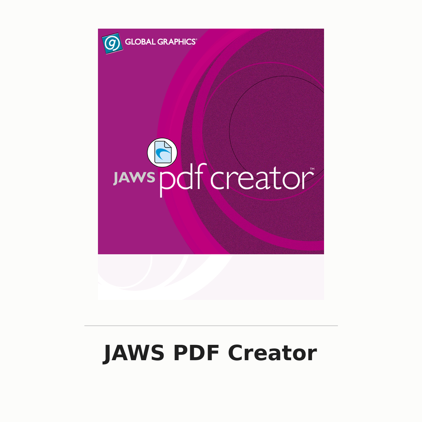 JAWS PDF Creator