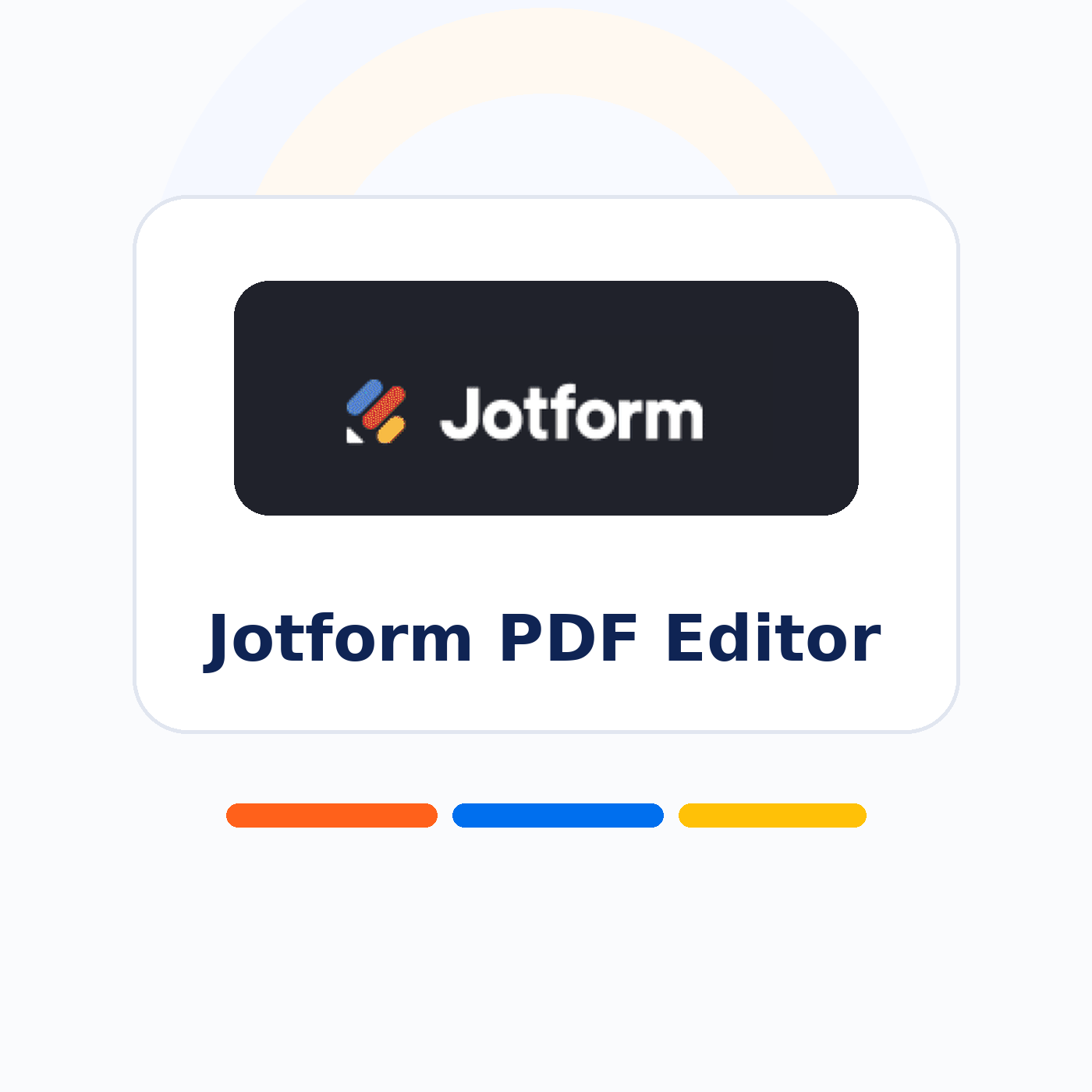 Jotform PDF Editor