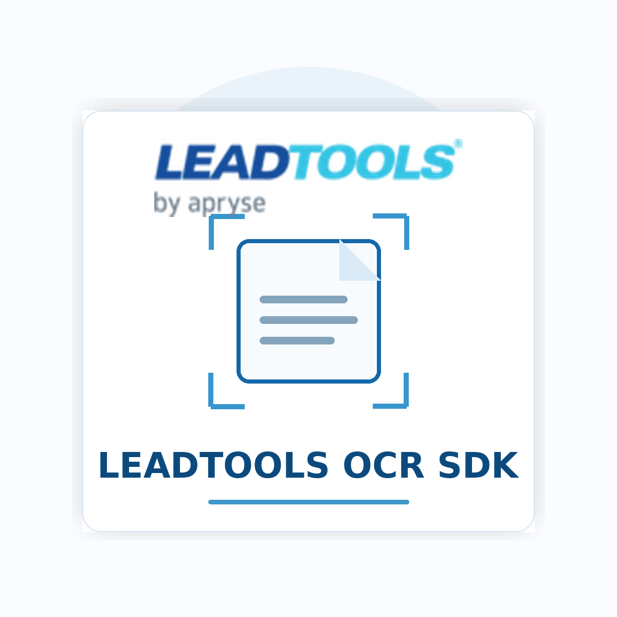 LEADTOOLS OCR SDK