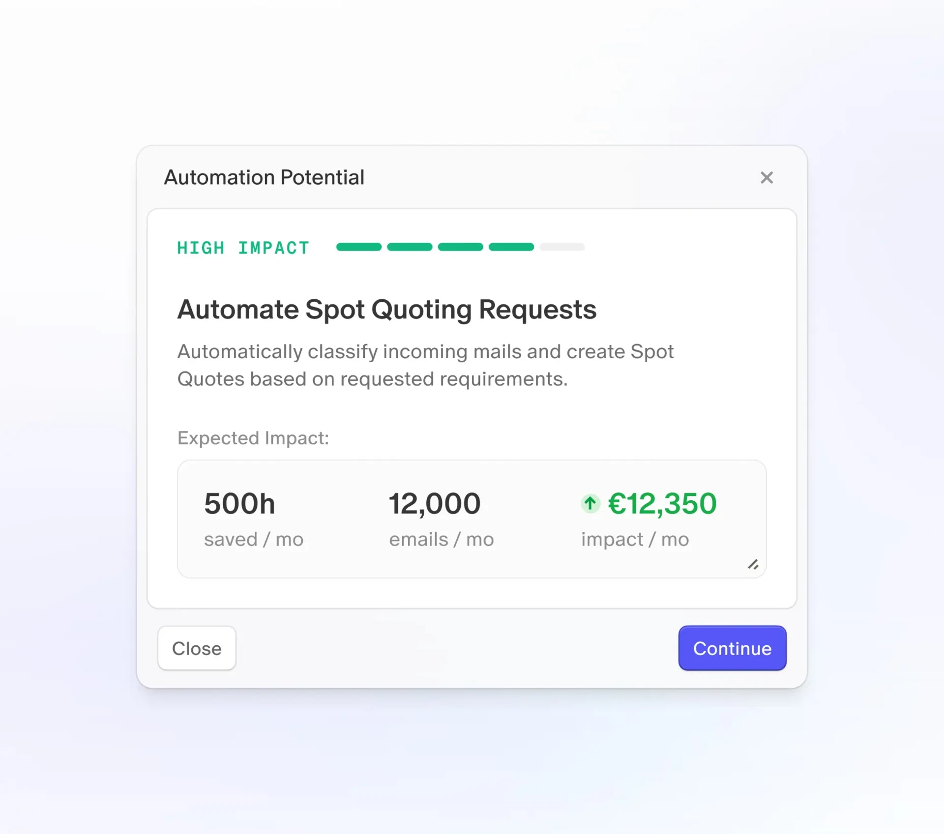 Приоритизация возможности автоматизации Levity AI
