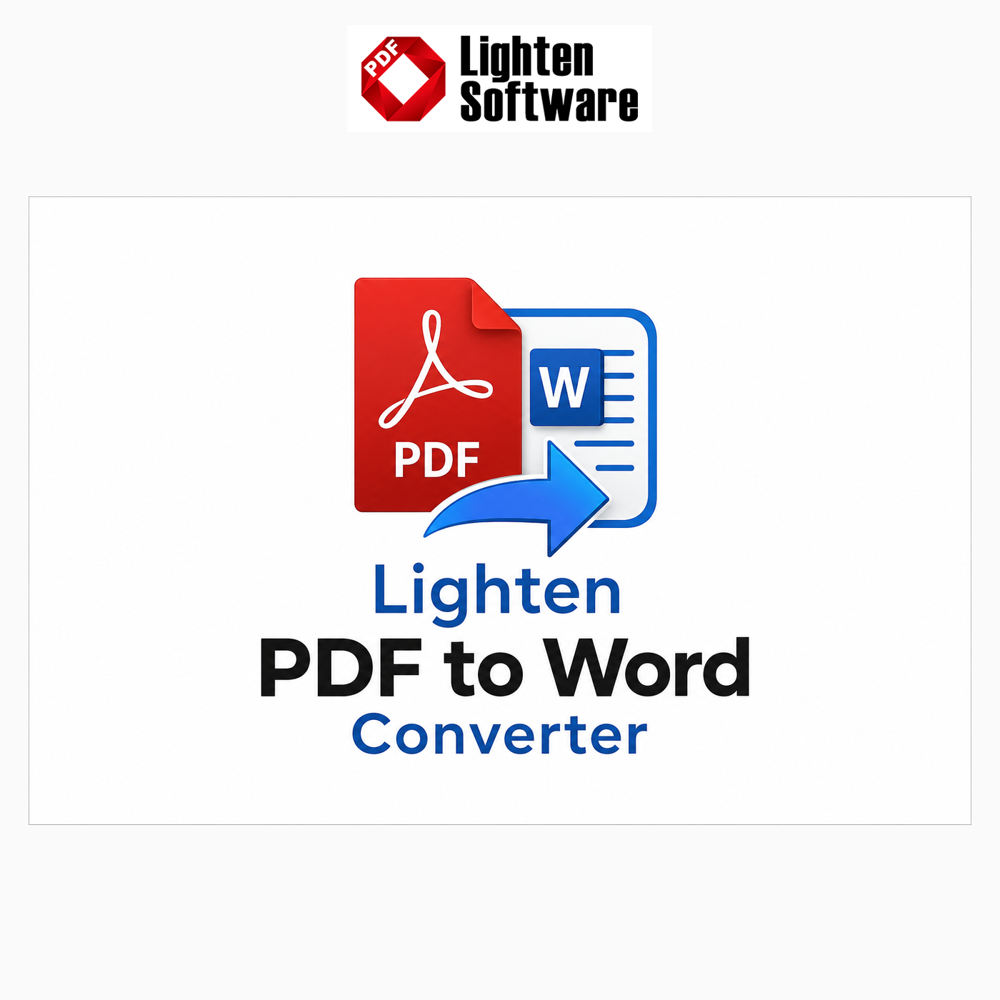 Lighten PDF to Word Converter