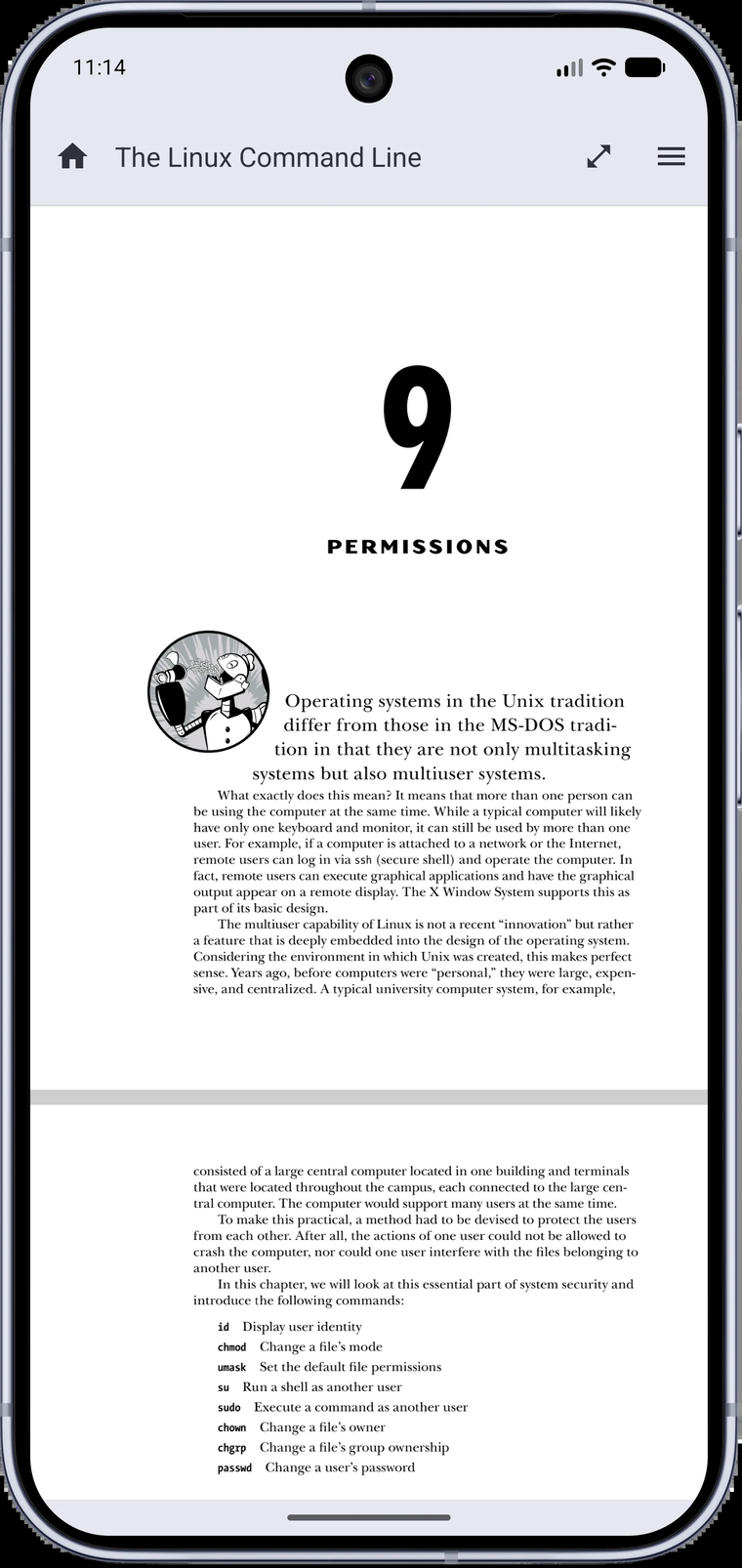 Чтение PDF в светлом режиме MJ PDF