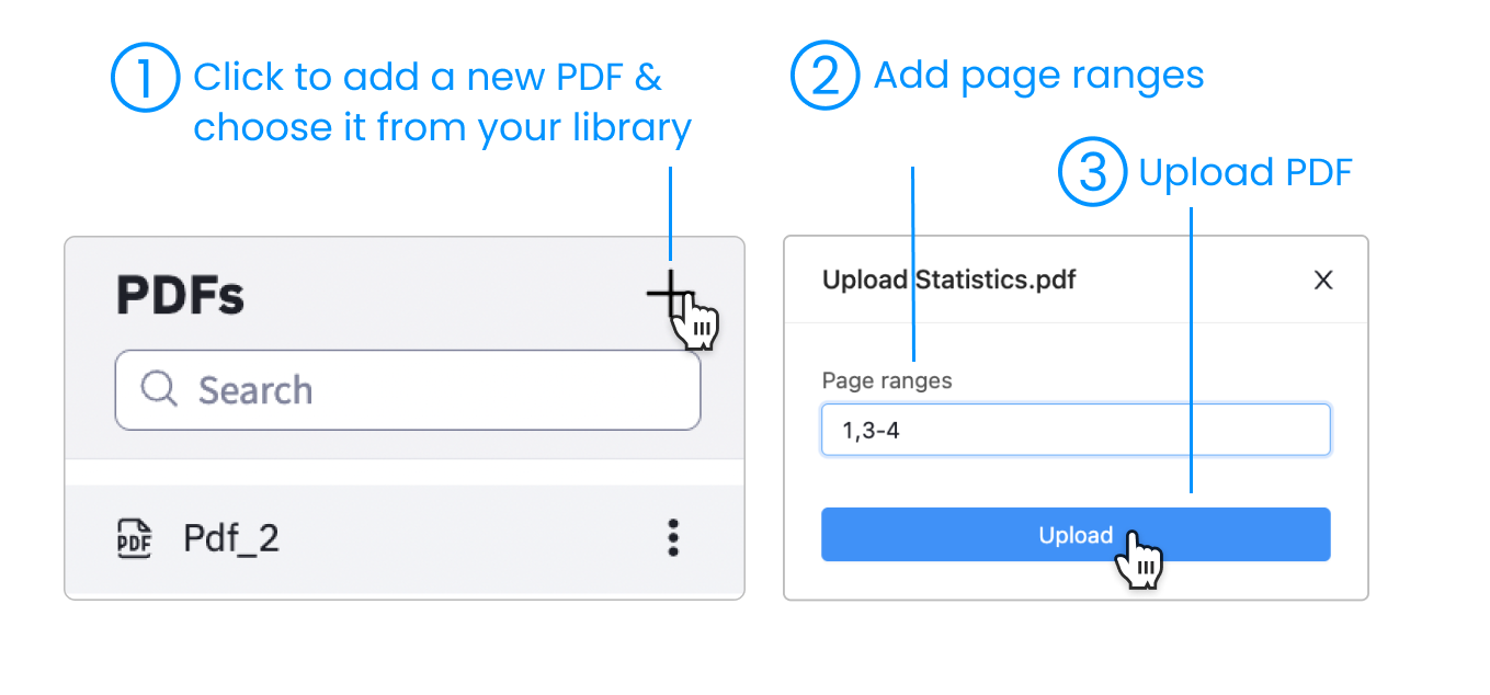 Выбор страниц PDF перед распознаванием в Mathpix