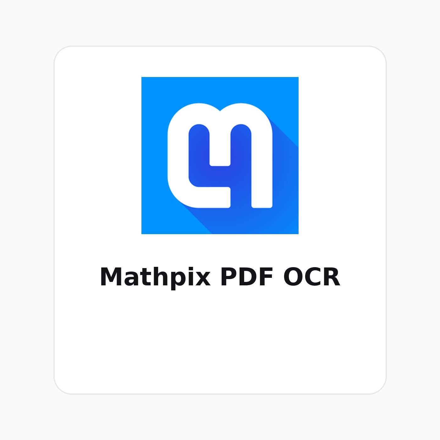 Mathpix PDF OCR