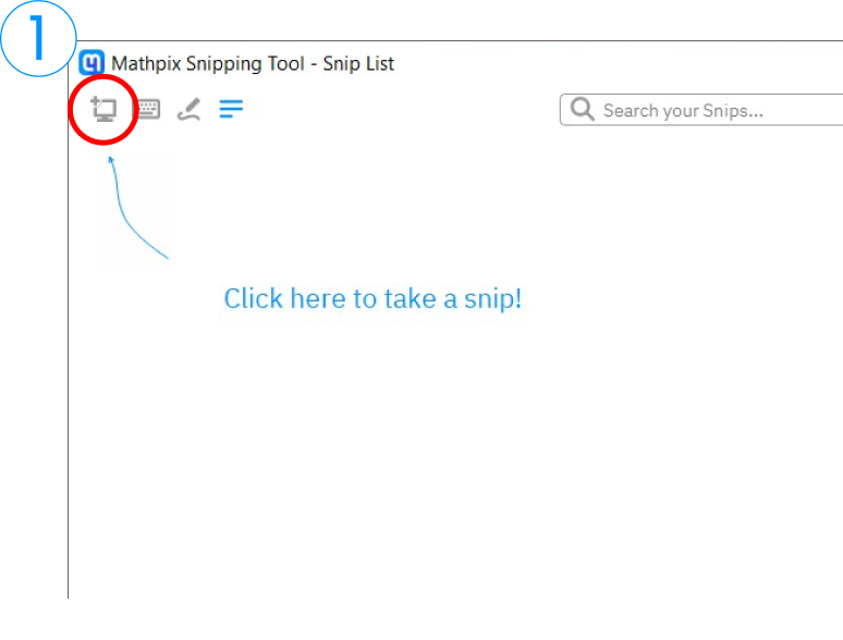 Интерфейс Mathpix Snip: как устроен захват области экрана