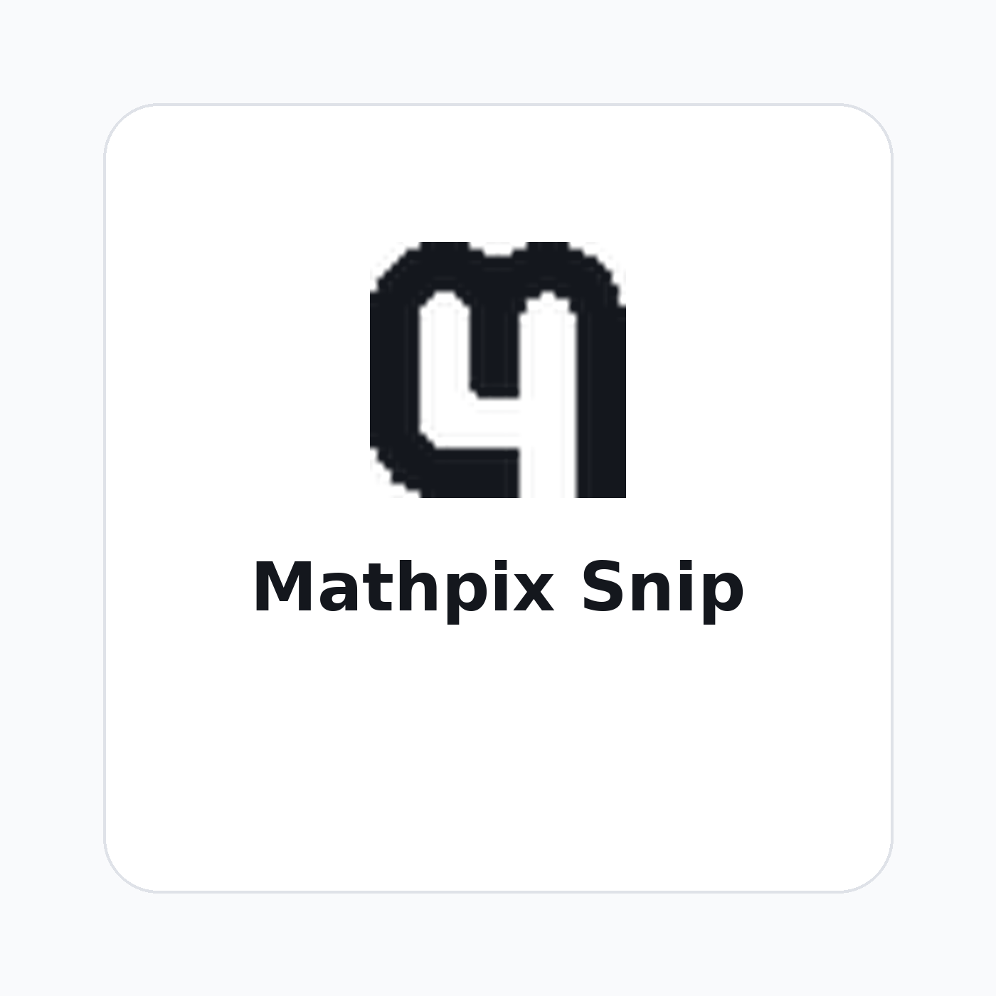 Mathpix Snip
