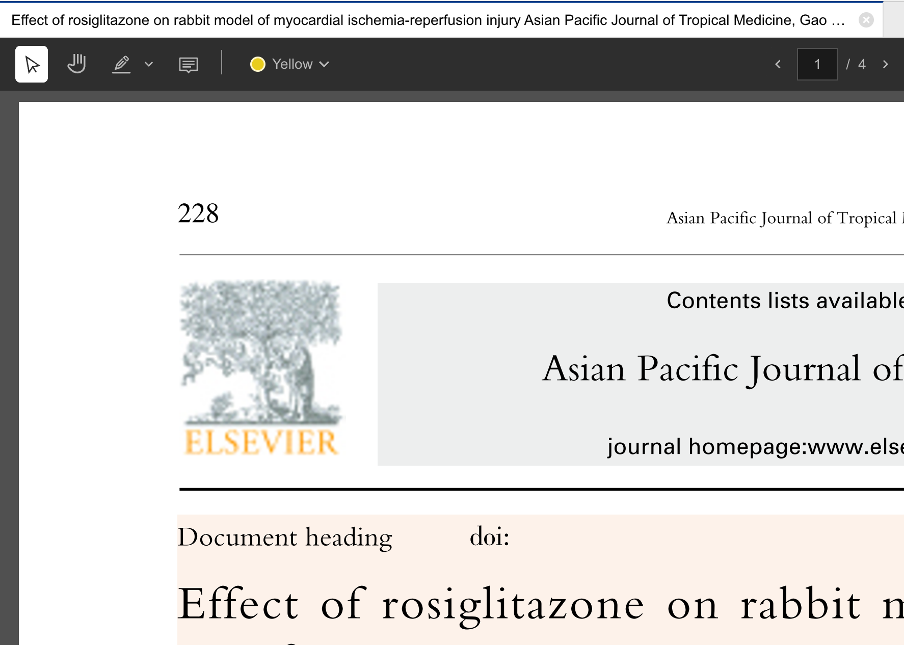 PDF Reader в Mendeley Reference Manager