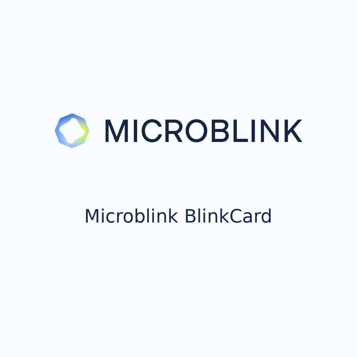 Microblink BlinkCard