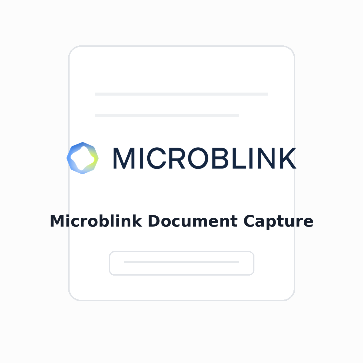 Microblink Document Capture