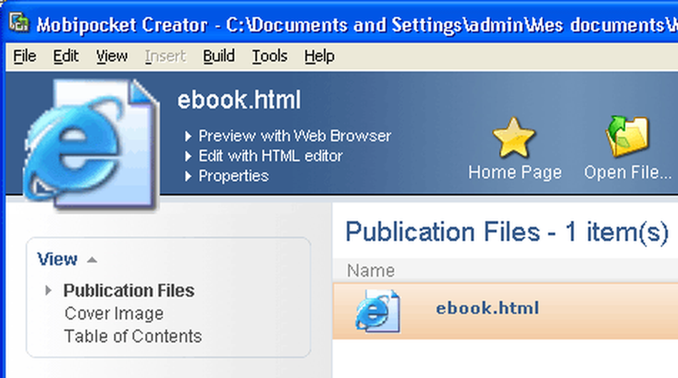 Команды предварительного просмотра и редактирования HTML-файла