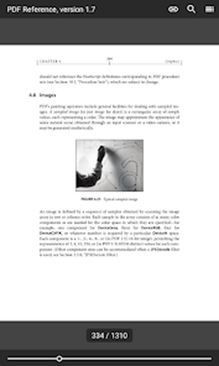 Страница документа и панели MuPDF Viewer