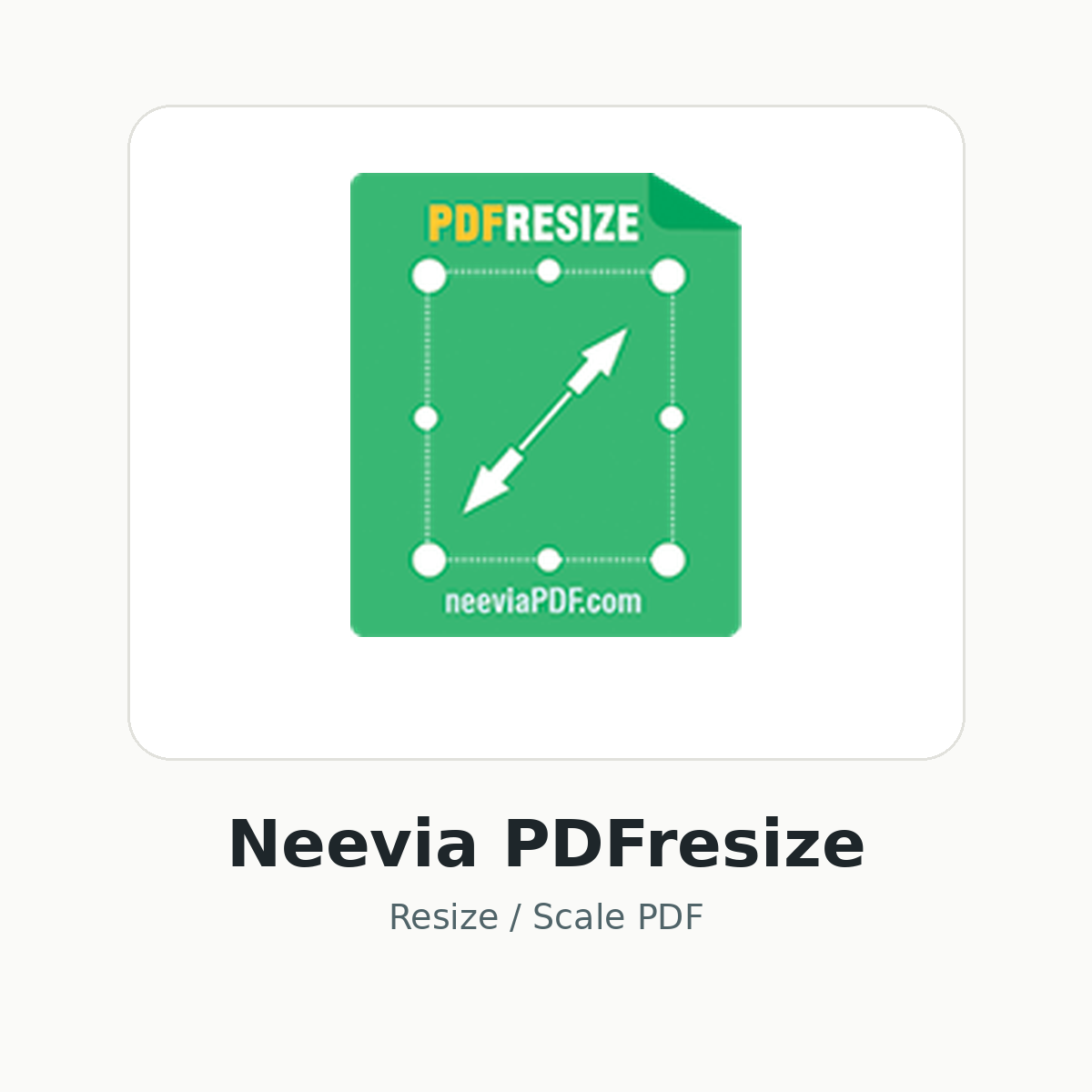 Neevia PDFresize