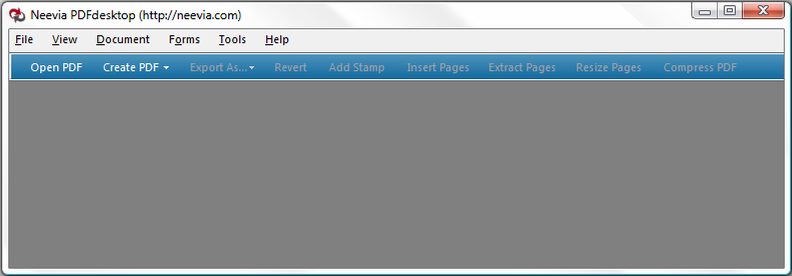 Главное окно PDFdesktop