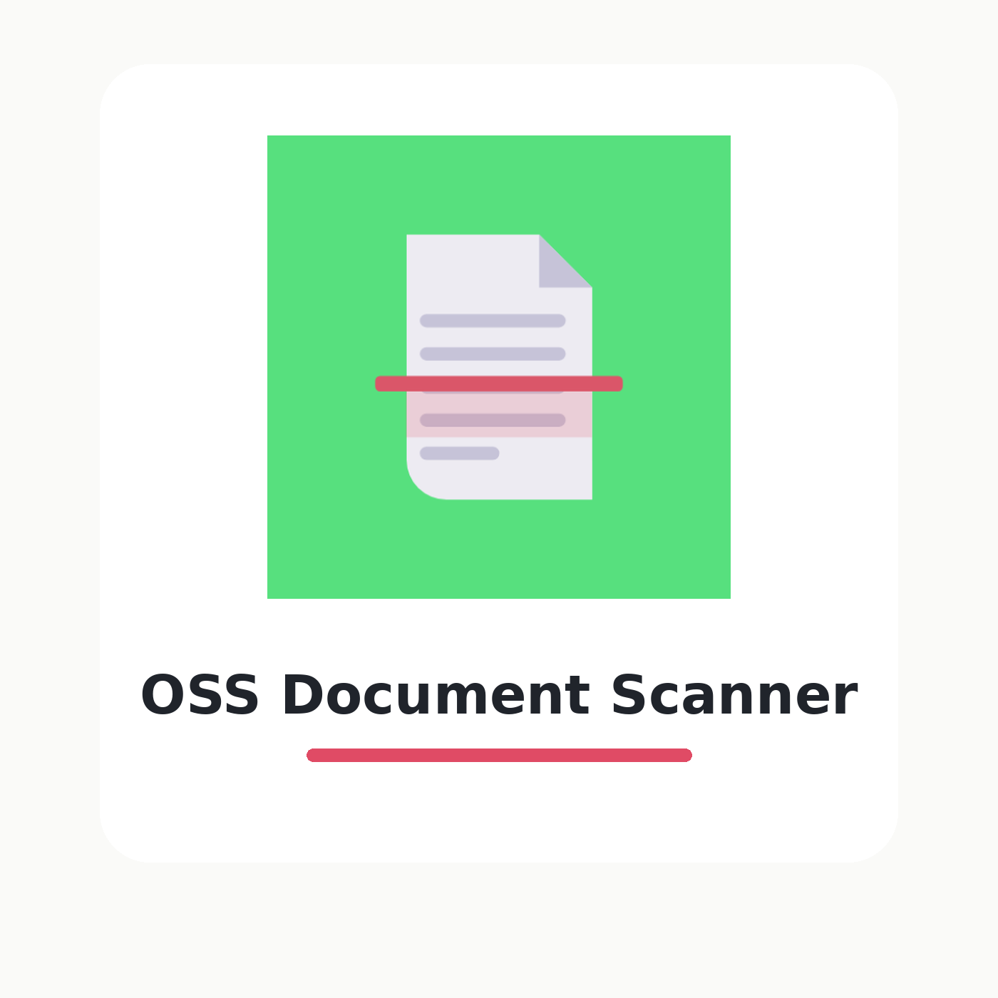 OSS Document Scanner