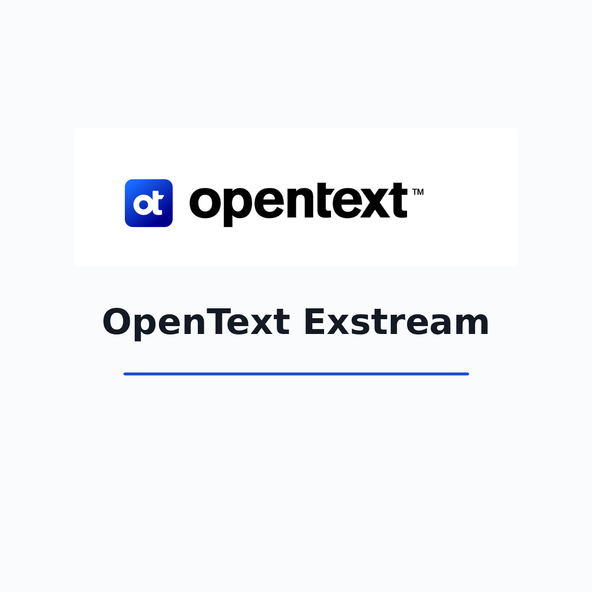 OpenText Exstream
