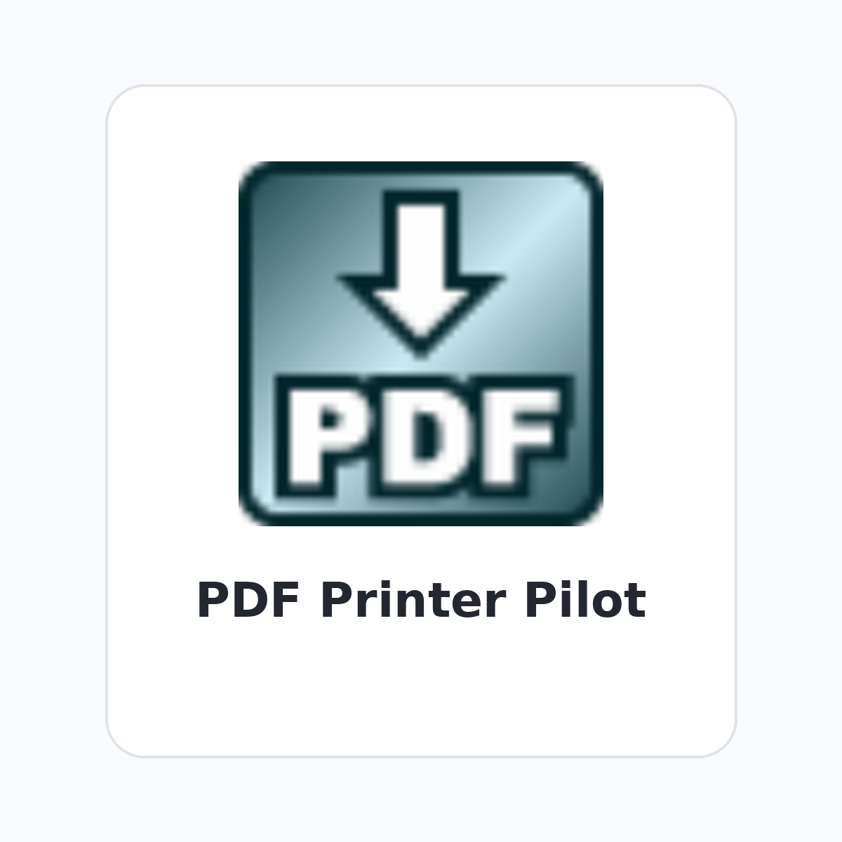 PDF Printer Pilot
