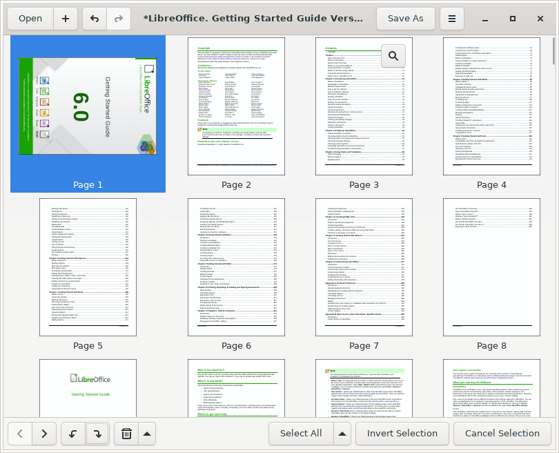Поворот выбранной страницы в PDF Slicer