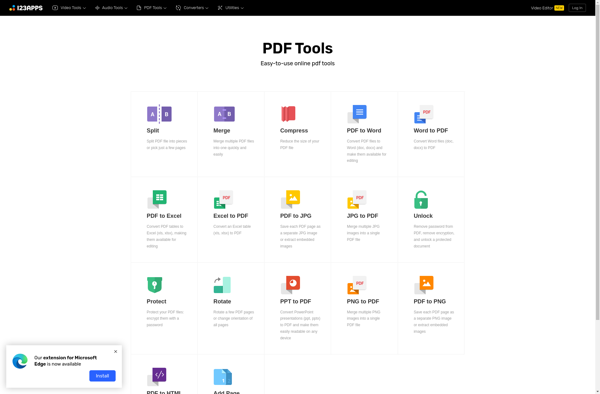 Главная страница PDF.io с каталогом инструментов